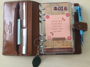 Filofax Malden - dashboard